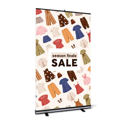 Pull-Up Banner Stand Wide