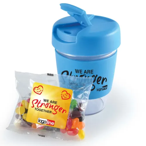 Kick Coffee Cup with Jelly Beans - Kick Coffee Cup with Jelly Beans