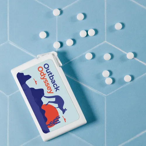 Rectangular Sugar Free Breath Mints - Rectangular Sugar Free Breath Mints