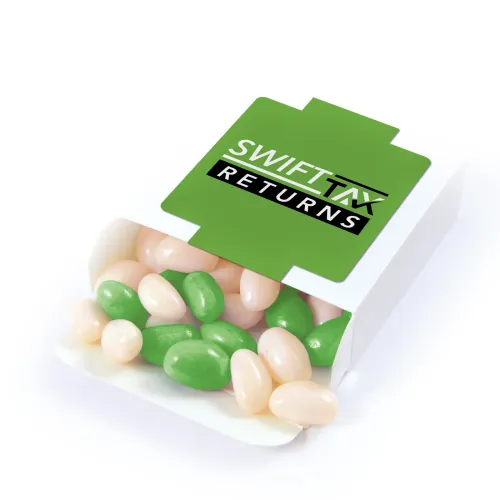 Corporate Colour Jelly Beans in 50g Box - Corporate Colour Jelly Beans in 50g Box