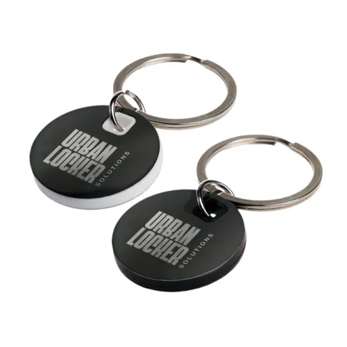 Circle Stainless Steel Keytag - Circle Stainless Steel Keytag