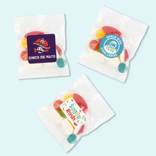 Assorted Jelly Party Mix in 50 Gram Cello Bag - Assorted Jelly Party Mix in 50 Gram Cello Bag