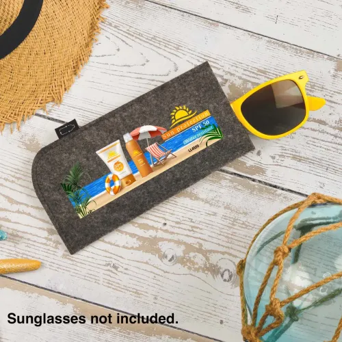 Montana RPET Felt Sunglass Pouch - Montana RPET Felt Sunglass Pouch