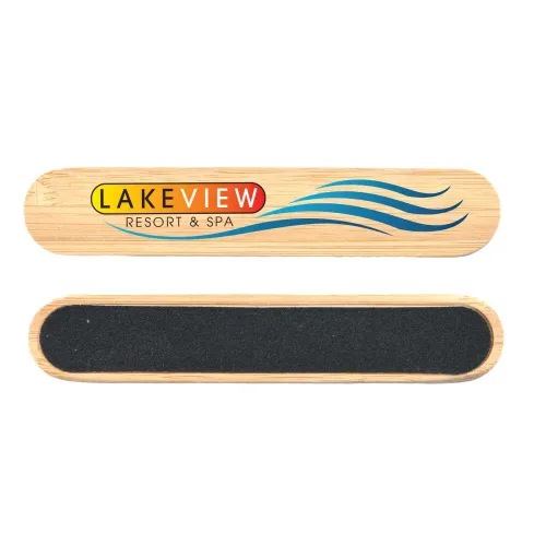 Pamper Bamboo Nail File - Above