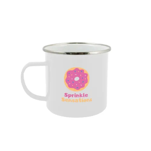 Enamel Mug - 4 Colour Pad Print