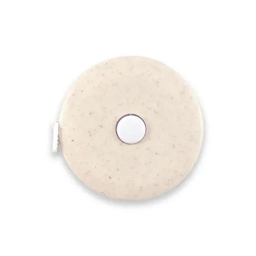 Tornado Wheat Fibre Tape Measure - Back with Button