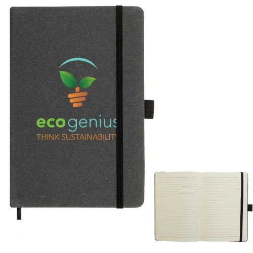 Astro Hard Cover Recycled Leather Notebook  - Astro Hard Cover Recycled Leather Notebook 