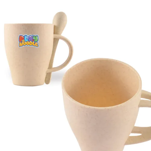 Avenue Wheat Fibre Cup and Spoon - Avenue Wheat Fibre Cup and Spoon