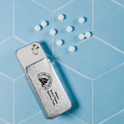 Sugar Free Breath Mints in Slider Tin - Sugar Free Breath Mints in Slider Tin