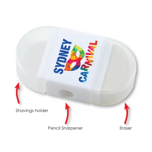 2 in 1 Pencil Sharpener / Eraser - 2 in 1 Pencil Sharpener / Eraser