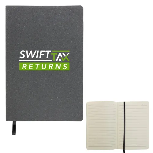 Astro Soft Cover Recycled Leather Notebook - Astro Soft Cover Recycled Leather Notebook