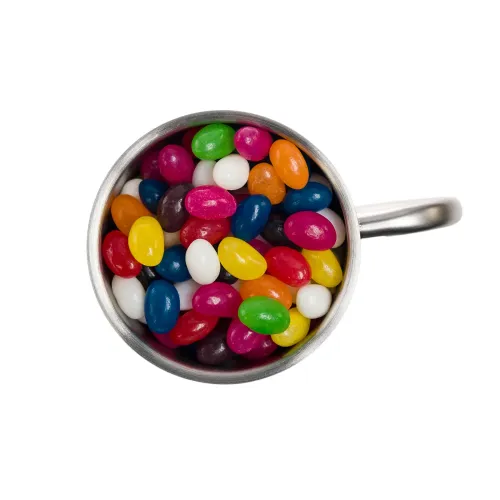 Assorted Colour Mini Jelly Beans in Java Mug - Jellybeans in Mug