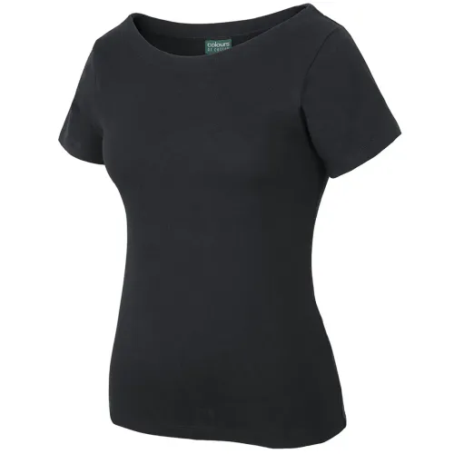 C of C Ladies Boat Neck Tee 1BTS