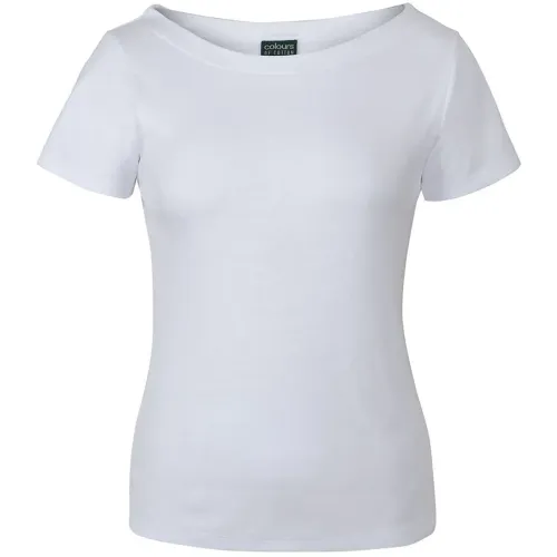 C of C Ladies Boat Neck Tee 1BTS