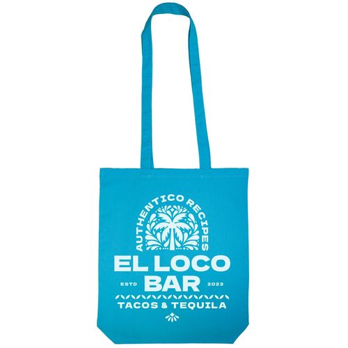 Coloured Cotton Long Handle Bag