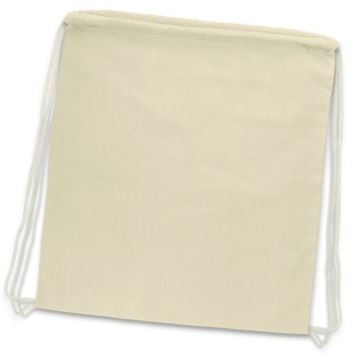 Cotton Drawstring Backpack