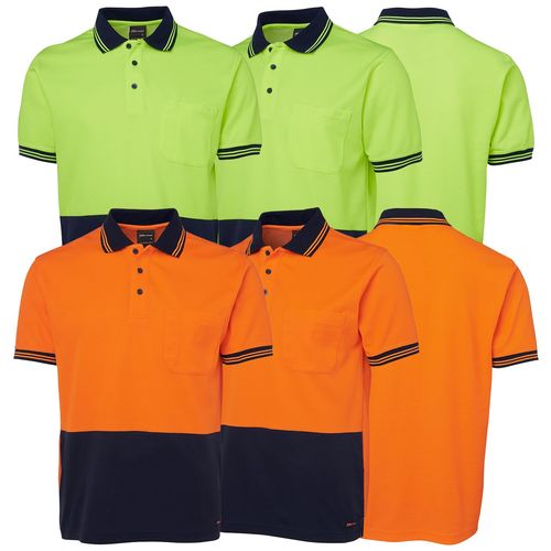 JB's Hi Vis Cotton Back Polo