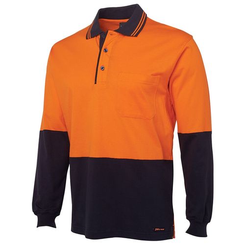 JB's Hi Vis LS Cotton Polo