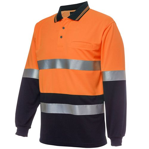JB's Hi Vis LS (D+N) Traditional Polo