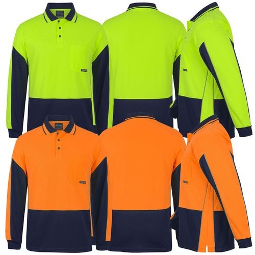 JB's Hi Vis LS Gap Polo