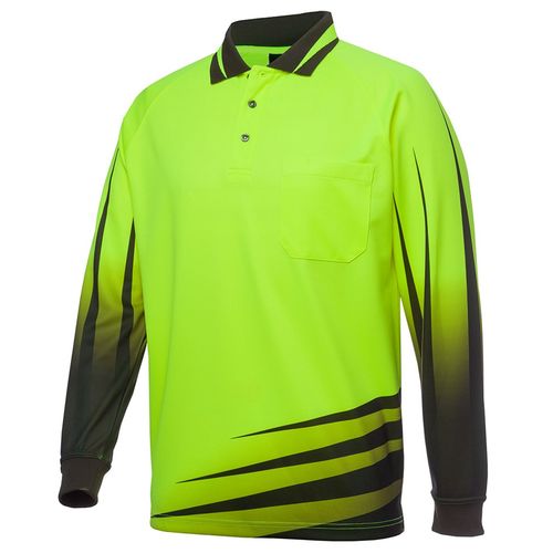 JB's Hi Vis LS Rippa Sub Polo