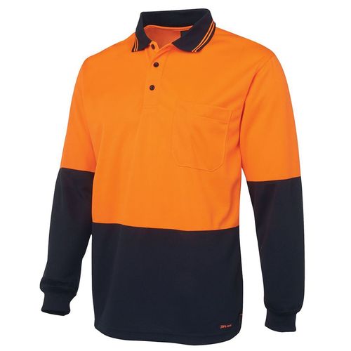 JB's Hi Vis LS Traditional Polo