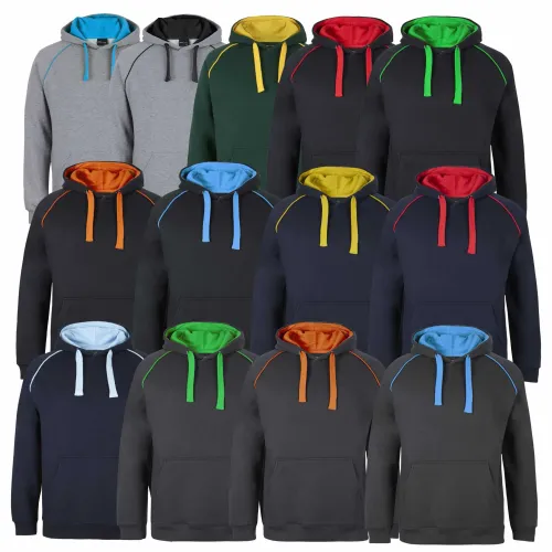 JB's Kids & Adults Contrast Fleecy Hoodie 3CFH