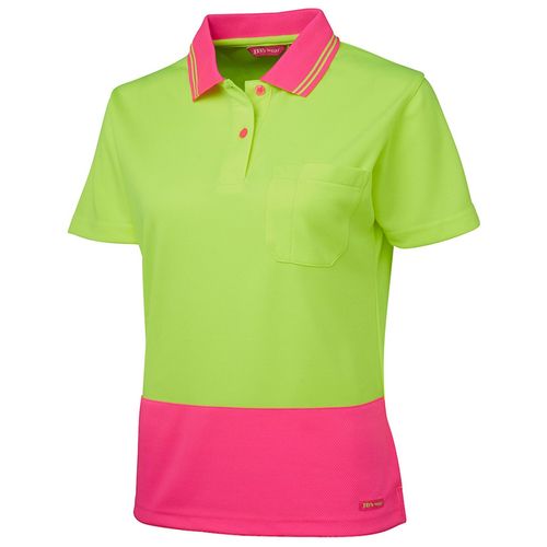 JB's Ladies Hi Vis Comfort Polo