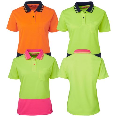 JB's Ladies Hi Vis Comfort Polo