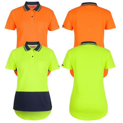 JB's Ladies Hi Vis Drop Tail Polo