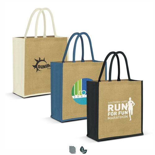 Lanza Jute Tote Bag