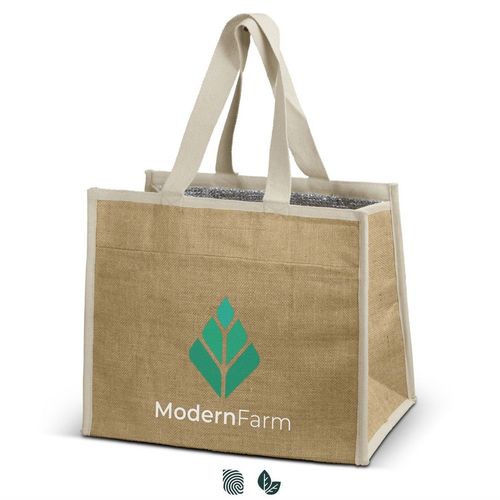 Lumi Jute Cooler Bag