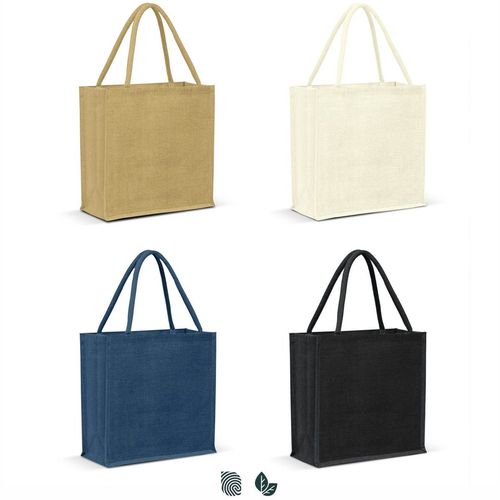 Monza Jute Tote Bag - Colour Match