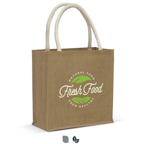 Monza Starch Jute Tote Bag
