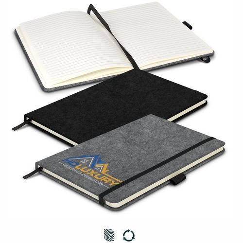 RPET Felt Hard Cover Notebook
