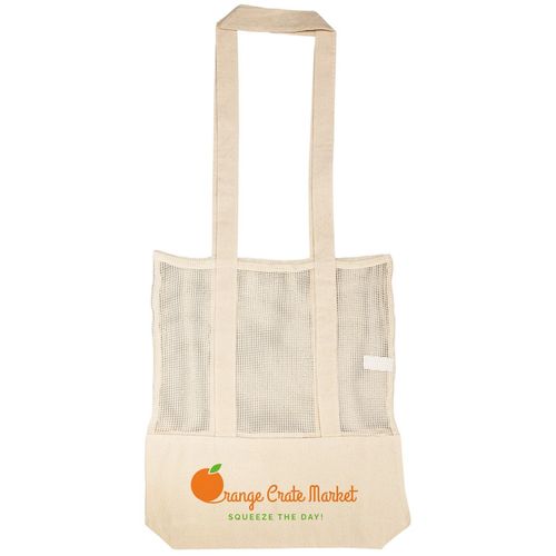 Scoot Calico / Mesh Tote Bag