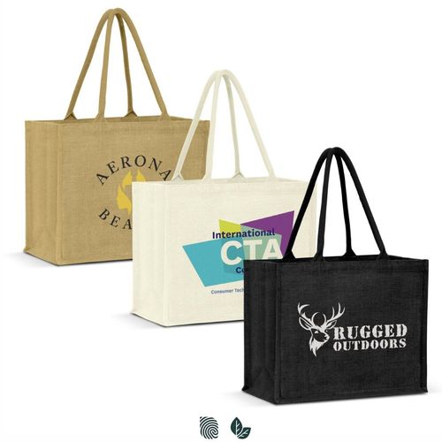 Torino Jute Tote Bag - Colour Match