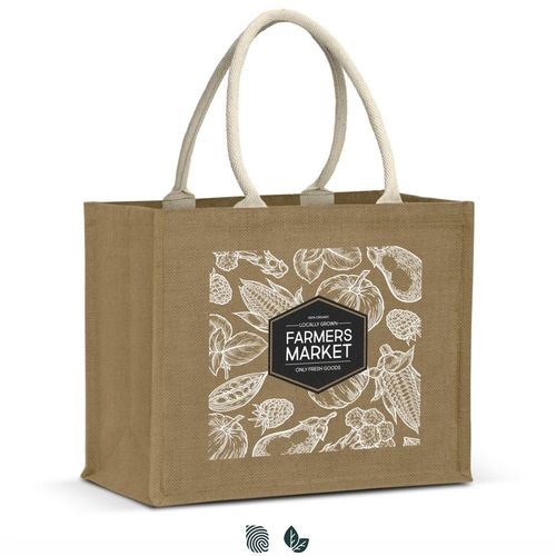 Torino Starch Jute Tote Bag
