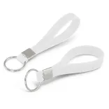 Silicone Key Ring - Embossed