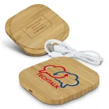 Vita Bamboo Wireless Charger - Square