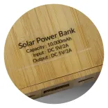 NATURA Bamboo Solar Power Bank