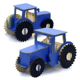 BRANDCRAFT Tractor Wooden Model