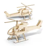 BRANDCRAFT Helicopter Wooden Model