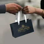 Small Ribbon Handle Paper Bag