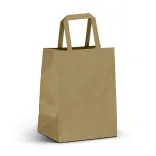 Medium Flat Handle Paper Bag Portrait