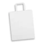 Large Flat Handle Paper Bag Portrait