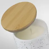 NATURA Candle with Bamboo Lid
