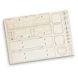 BRANDCRAFT Bus Wooden Model