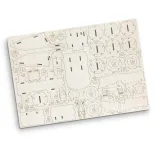 BRANDCRAFT Mining Truck Wooden Model