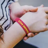 Kids Silicone Wrist Band - Embossed